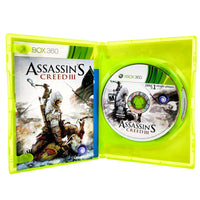 Assassin's Creed III Xbox 360 Good - Open Case Displaying Full CIB Contents