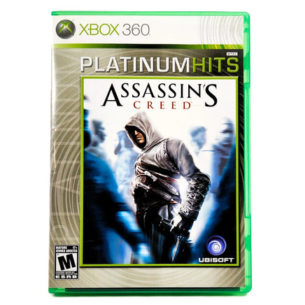 Assassins Creed Platinum Hits Xbox 360 Acceptable CIB - Official Front Cover Of Game Case