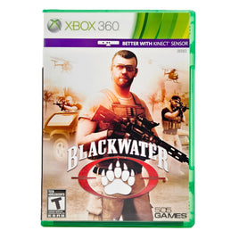 Blackwater Xbox 360 Very Good CIB - Retail Box Front Panel Design Shown