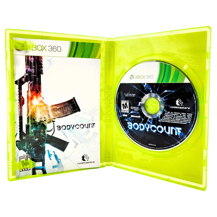 Bodycount Xbox 360 Good CIB - Complete In Box View With Disc And Inserts