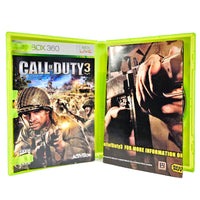 Call Of Duty 3 Xbox 360 Good CIB - Inside Look At Manual, And Poster Inserts