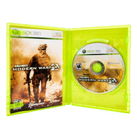 Call Of Duty Modern Warfare 2 Xbox 360 Good CIB - Opened Game Box Revealing Disc & Booklet