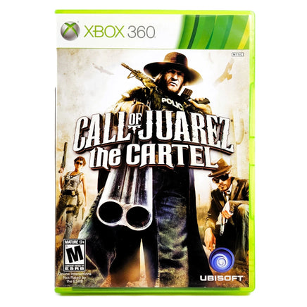 Call Of Juarez The Cartel Xbox 360 Good CIB - Retail Box Front Panel Design Shown