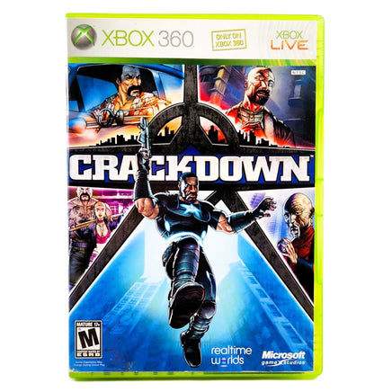 Crackdown Xbox 360 Good CIB - Authentic Front Sleeve Art From Case