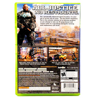 Crackdown Xbox 360 Good CIB - Game Case Back Design Showing Description Area