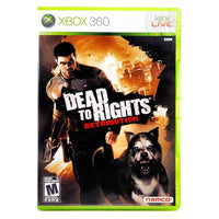 Dead To Rights Retribution Xbox 360 Very Good CIB - Retail Front Design With Logo & Artwork