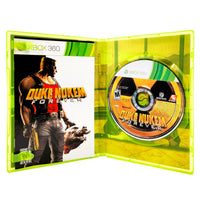Duke Nukem Forever Xbox 360 Good CIB - Opened Game Box Revealing Disc & Booklet