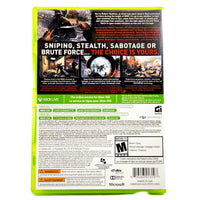 Enemy Front Special Edition Xbox 360 Good CIB - Original Back Panel Layout Of Case