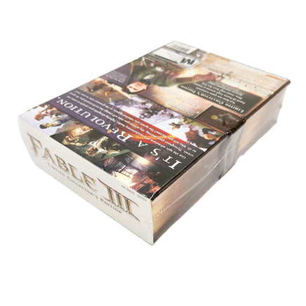 Fable III Limited Collector's Edition Xbox 360 Brand New CIB - Top Left Corner View of Sealed Retail Game Box