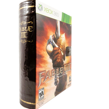 Fable III Limited Collector's Edition Xbox 360 Brand New CIB - Authentic Front Cover and Spine View of Case