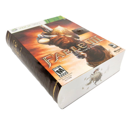 Fable III Limited Collector's Edition Xbox 360 Brand New CIB - Front and Bottom Corner View of Sealed Retail Game Box