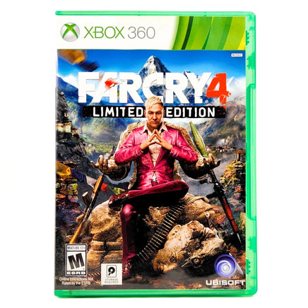 Far Cry 4 Limited Edition Xbox 360 Acceptable CIB - Front Cover Artwork Of Official Game Release
