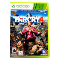 Far Cry 4 Walmart Limited Edition Xbox 360 Good CIB - Retail Box Front Panel Design Shown