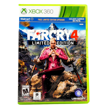 Far Cry 4 Walmart Limited Edition Xbox 360 Good CIB - Retail Box Front Panel Design Shown
