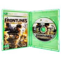 Frontlines Fuel Of War Xbox 360 Very Good CIB - Complete In Box View With Disc And Inserts