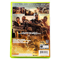 Gears Of War 3 Xbox 360 Good CIB - Game Case Back Design Showing Description Area