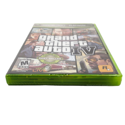 Grand Theft Auto Iv Platinum Hits Xbox 360 Brand New - Bottom Spine