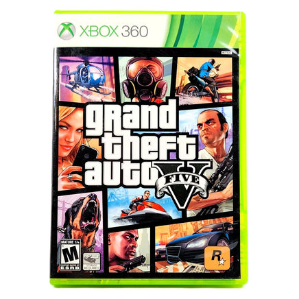Grand Theft Auto V Xbox 360 Good CIB - Game Box Front Artwork Close-Up