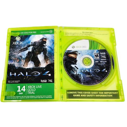 Halo 4 Xbox 360 Very Good - Disc 1 And Manual Inside Open Case