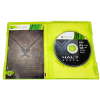 Halo Reach Xbox 360 Very Good - Open Case Displaying Game Disc and Manual
