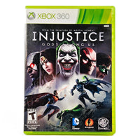 Injustice Gods Among Us Xbox 360 Very Good CIB - Official Front Cover Of Game Case