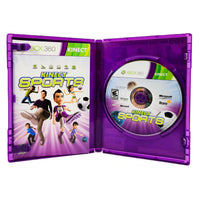 Kinect Sports Xbox 360 Very Good - Open Case Displaying Full CIB Contents