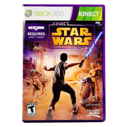 Kinect Star Wars Xbox 360 Good CIB - Authentic Front Sleeve Art From Case