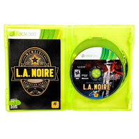 LA Noire Xbox 360 Good CIB - Full Interior Layout Of Case And Instruction Manual with Disc 1 Shown