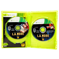 LA Noire Xbox 360 Good CIB - Full Interior Layout Of Case Showing Game Discs 2 and 3