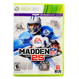 Madden NFL 25 Xbox 360 Very Good CIB - Game Box Front Artwork Close-Up