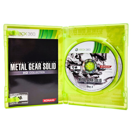 Metal Gear Solid HD Collection Xbox 360 Like New CIB - Opened Game Box Revealing Disc & Instruction Booklet