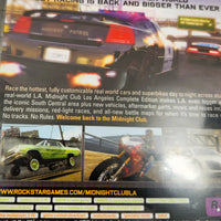 Midnight Club Los Angeles Complete Edition Xbox 360 Brand New Sealed - Close Up of Case Blemish