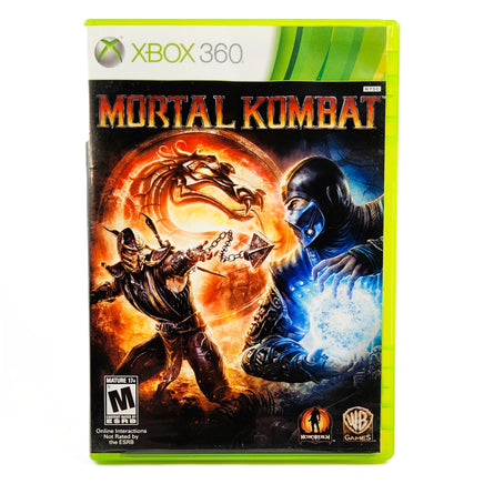 Mortal Kombat Xbox 360 Very Good CIB - Factory-Printed Front Sleeve Of Game Release