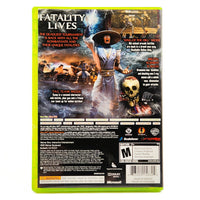 Mortal Kombat Xbox 360 Very Good CIB - Rear Sleeve Text And Artwork Shown