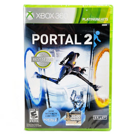Portal 2 Platinum Hits Xbox 360 Brand New CIB - Retail Front Design With Logo & Artwork