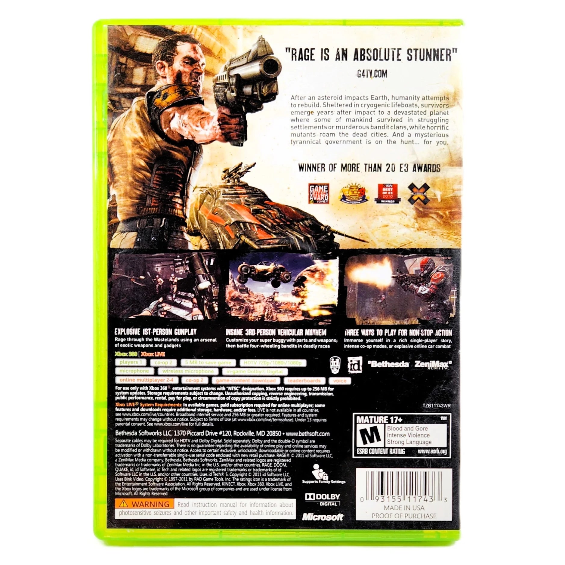 【中古】Rage (輸入版) - Xbox360 Used Xbox 360 Game – Rage | Bethesda Softworks | For Sale| Retro