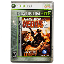Rainbow Six Vegas 2 Platinum Hits Xbox 360 Very Good - Authentic Front Cover Art