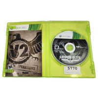 Sniper Elite V2 Xbox 360 Good - Inside Contents With Disc & Manual