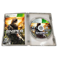 Sniper Ghost Warrior Xbox 360 Good - Open Case Showing Disc & Manual