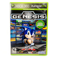 Sonics Ultimate Genesis Collection Platinum Hits Xbox 360 Brand New CIB - Front Of Original Game Case With Label Art