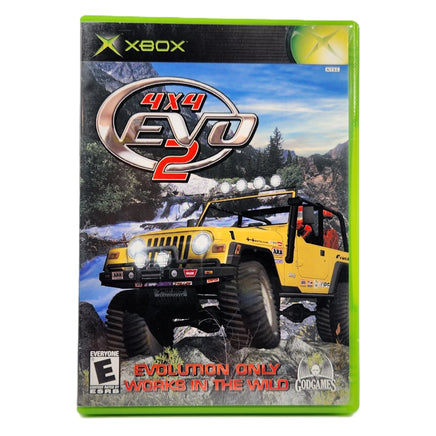 4X4 Evo 2 Xbox Good CIB - Front Cover Artwork Of Official Game Release
