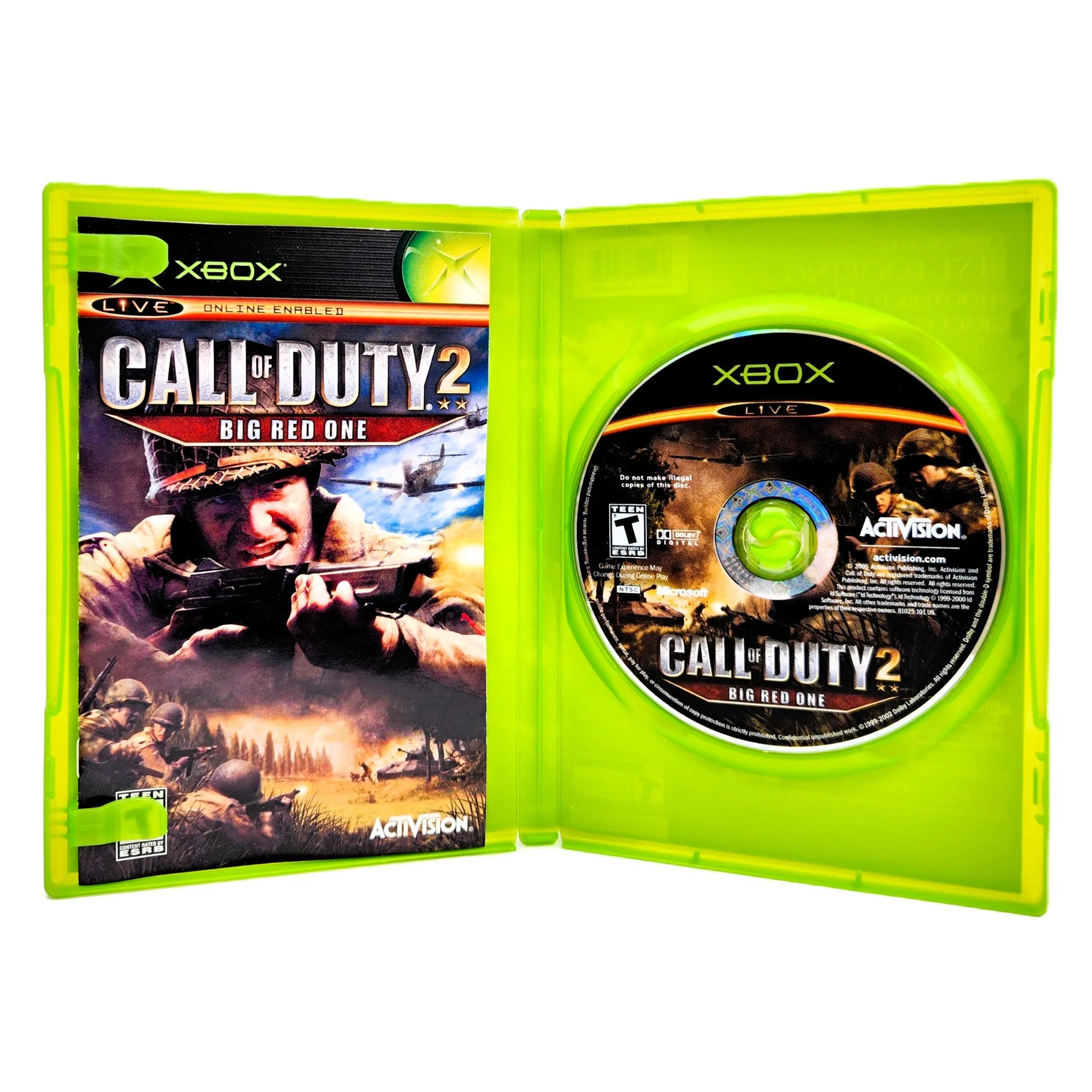 Call of Duty 2: Big Red One | Xbox Classic | Authentic Game| Retro