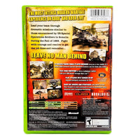 Delta Force Black Hawk Down Xbox Acceptable CIB - Back Of Game Case