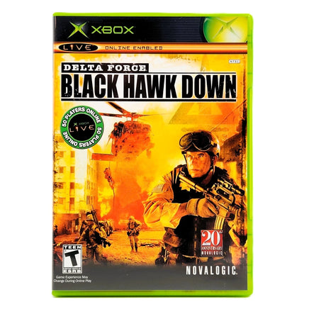 Delta Force Black Hawk Down Xbox Good - CIB Front Cover