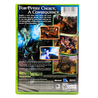 Fable Xbox Brand New CIB - Back Artwork Displayed