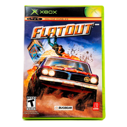 Flatout Xbox Good CIB - Front Case Shown