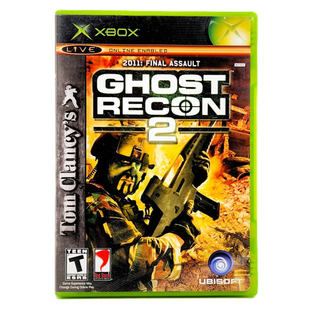 Ghost Recon 2 Xbox Good CIB - Retail Front Design With Logo & Artwork