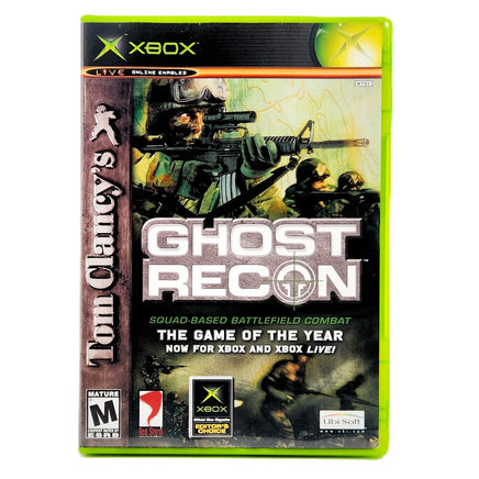 Ghost Recon Xbox Good CIB - Game Box Front Artwork Close-Up