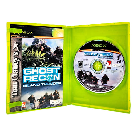 Ghost Recon Island Thunder Xbox Good CIB - Full Interior Layout Of Case And Disc