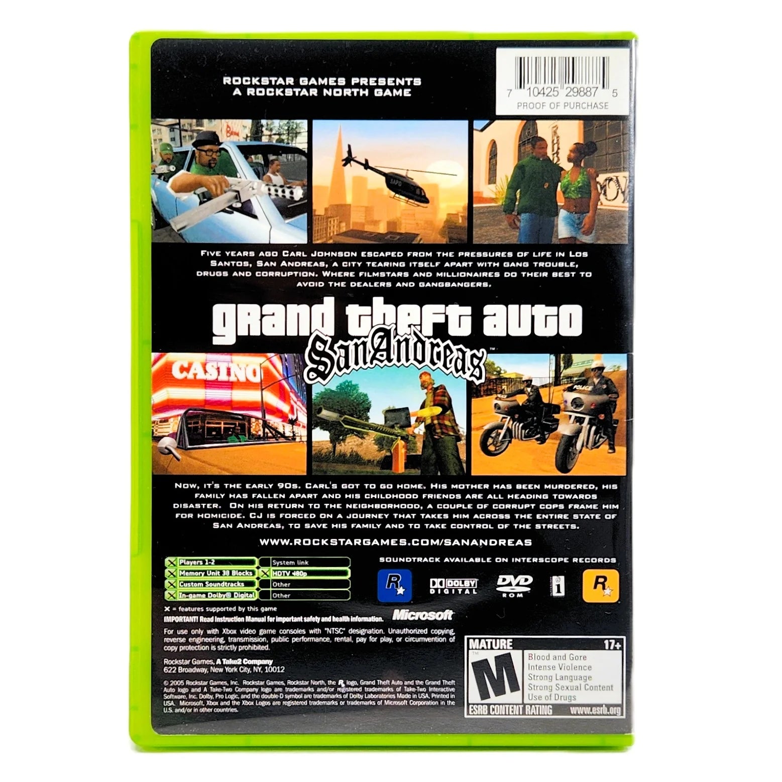 Grand Theft Auto: San Andreas – Xbox Classic | Retro Game Fan